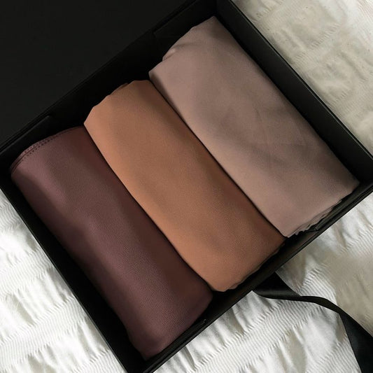 MAKE YOUR BUNDLE OF ANY 3 GEORGETTE CHIFFON HIJABS