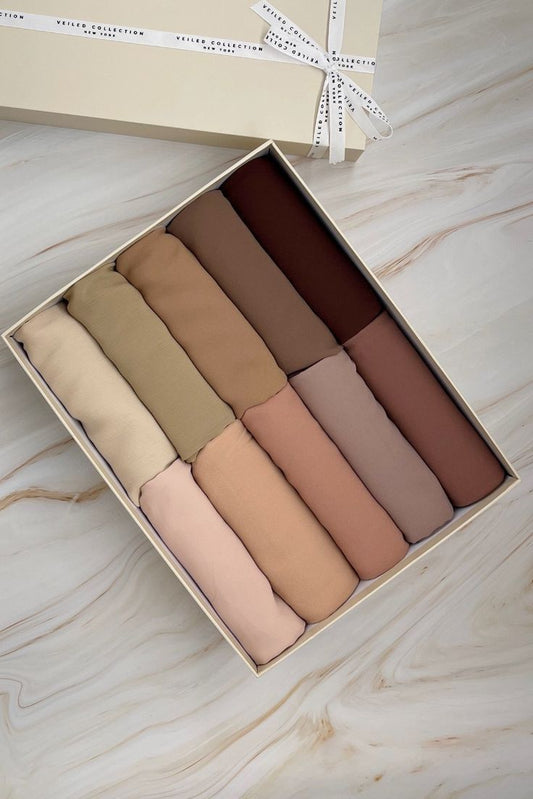 MAKE YOUR BUNDLE ANY 10 GEORGETTE CHIFFON HIJABS